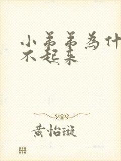 小弟弟为什么勃不起来