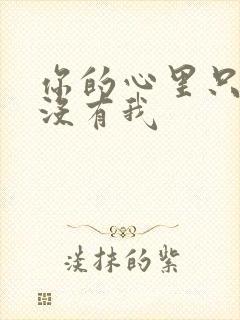 你的心里只有他没有我