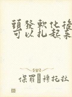 头发软化后几天可以扎起来封面