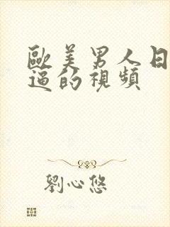 欧美男人日女人逼的视频