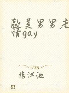 欧美男男老头激情gay封面