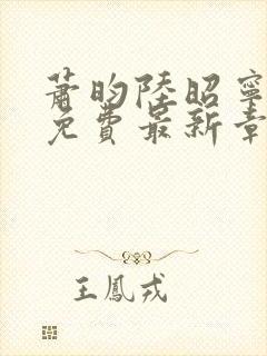 萧昀陆昭宁全文免费最新章节阅读