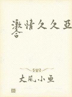 激情久久亚洲综合