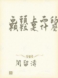 龟头上面的白色颗粒是什么