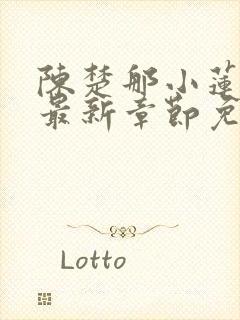 陈楚那小莲小说最新章节免费阅读