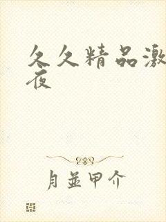 久久精品激情午夜