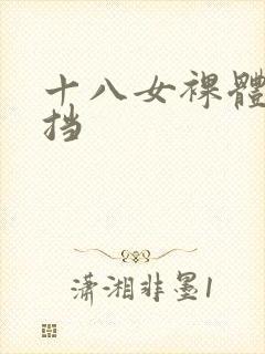 十八女裸体无遮挡封面