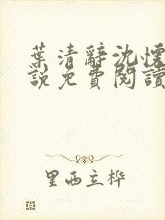 叶清辞沈怀瑾小说免费阅读最新章节