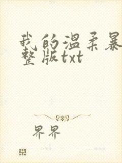 我的温柔暴君完整版txt
