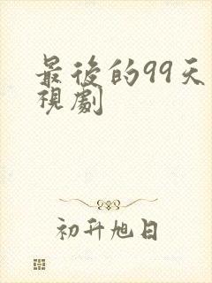 最后的99天电视剧