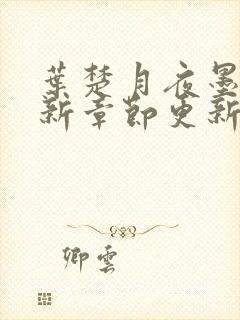 叶楚月夜墨寒最新章节更新小说