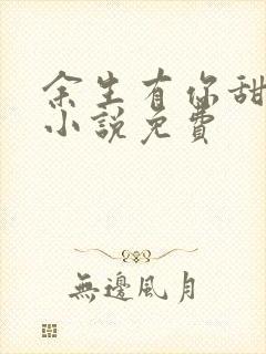 余生有你甜又暖小说免费