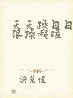 天天躁日日躁狠狠躁超碰