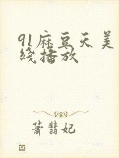 91麻豆天美在线播放