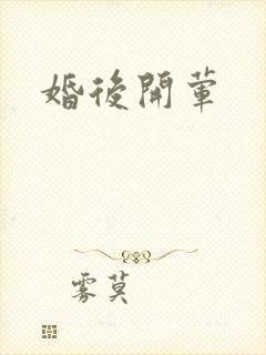 婚后开荤封面