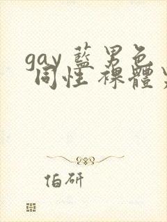 gay 蓝男色 同性 裸体男模