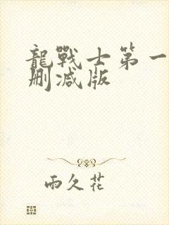 龙战士第一季未删减版封面