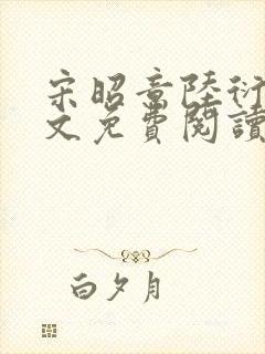 宋昭意陆衍辞全文免费阅读无弹窗