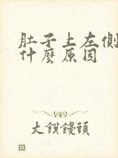 肚子上左侧疼是什么原因