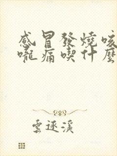 感冒发烧咳嗽喉咙痛吃什么药好得快封面