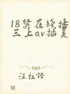 18禁在线播放三上av插美国