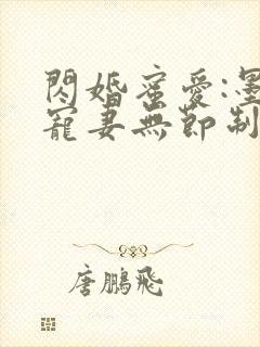 闪婚蜜爱:墨少宠妻无节制