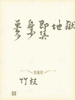 单身即地狱一共多少集