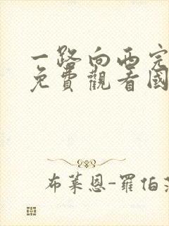 一路向西完整版免费观看国语电影