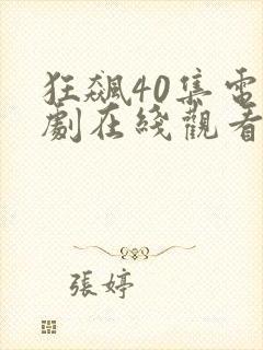 狂飙40集电视剧在线观看免费