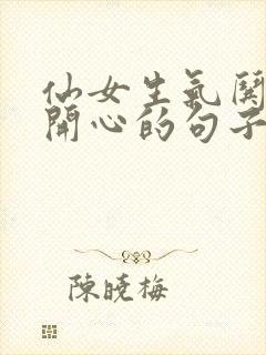 仙女生气哄仙女开心的句子