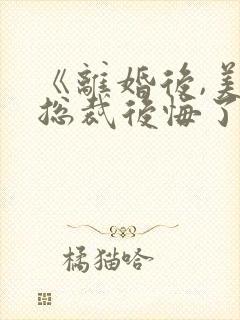 《离婚后,美女总裁后悔了》小说