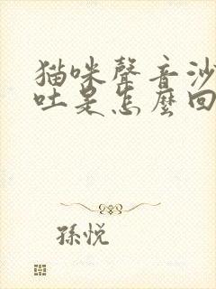 猫咪声音沙哑呕吐是怎么回事封面