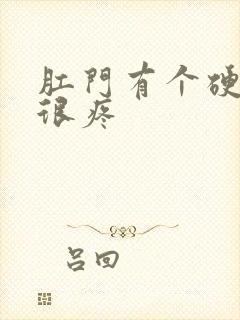 肛门有个硬疙瘩很疼