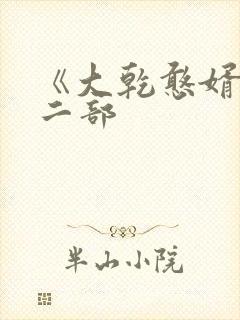 《大乾憨婿》第二部封面