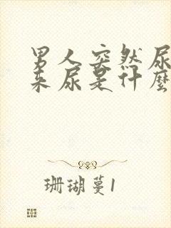 男人突然尿不出来尿是什么原因