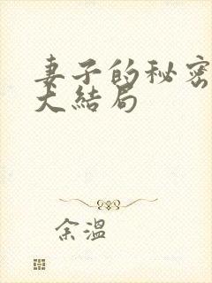 妻子的秘密真相大结局