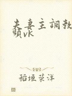 夫妻主调教的视频vk