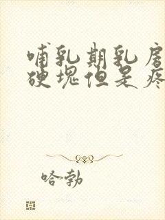 哺乳期乳房没有硬块但是疼是什么原因封面