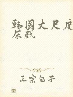 韩国大尺度激情床戏