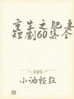 重生之肥妻逆袭短剧60集全