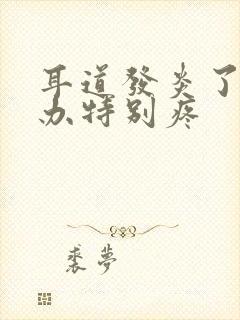 耳道发炎了怎么办特别疼