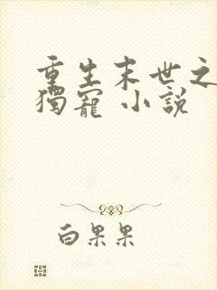 重生末世之绝对独宠 小说