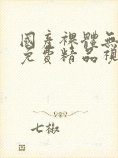 国产裸体无遮挡免费精品视频