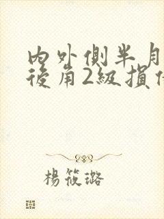 内外侧半月板前后角2级损伤