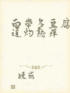 白带多豆腐渣阴道灼热痒