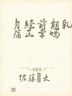 月经前期乳房胀痛正常吗