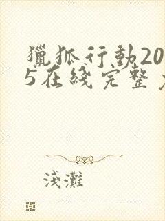 猎狐行动2025在线完整免费观看高清