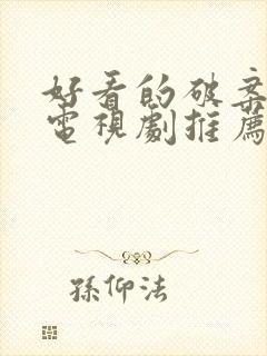 好看的破案悬疑电视剧推荐封面