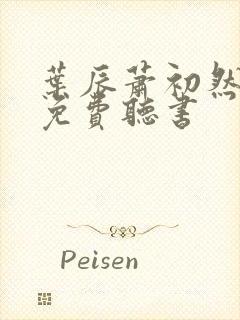 叶辰萧初然最新免费听书