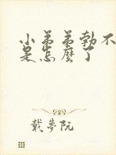 小弟弟勃不起来是怎么了